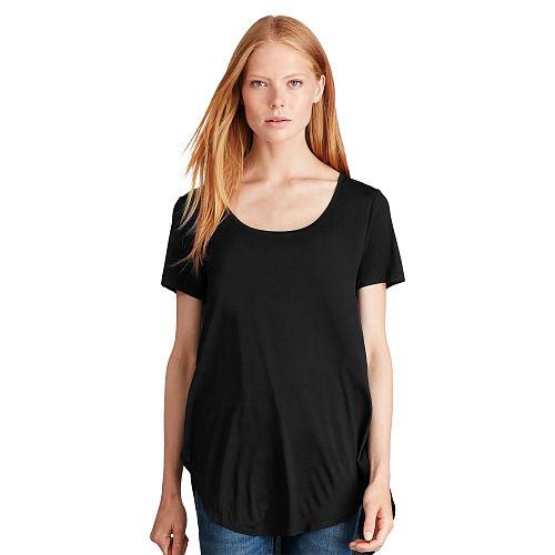 Polo Ralph Lauren Scoopneck Jersey Tee Polo Black