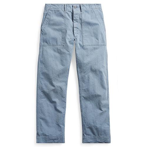 Ralph Lauren Rrl Cotton Herringbone Pant