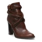 Polo Ralph Lauren Motina Vachetta Leather Boot Dark Brown