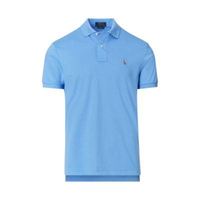 Ralph Lauren Custom Slim Fit Polo Shirt Harbor Island Blue