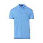 Ralph Lauren Custom Slim Fit Polo Shirt Harbor Island Blue