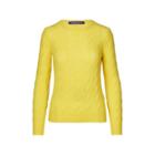 Ralph Lauren Cable-knit Cashmere Sweater Lux Lemon