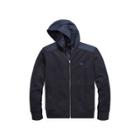 Ralph Lauren Custom Slim Fit Hybrid Hoodie Navy Herringbone