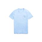 Ralph Lauren Custom Slim Fit Cotton T-shirt Course Blue