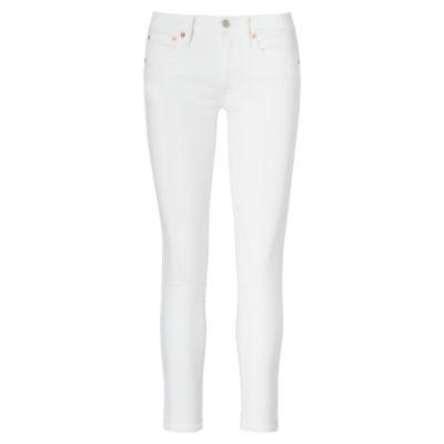 Ralph Lauren Tompkins Skinny Crop Jean White