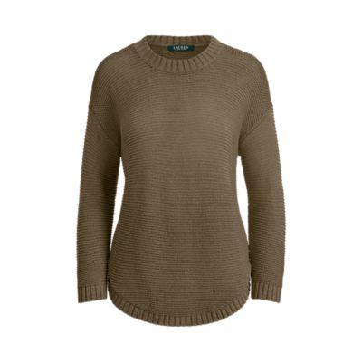 Ralph Lauren Ribbed Crewneck Sweater Sage Moss