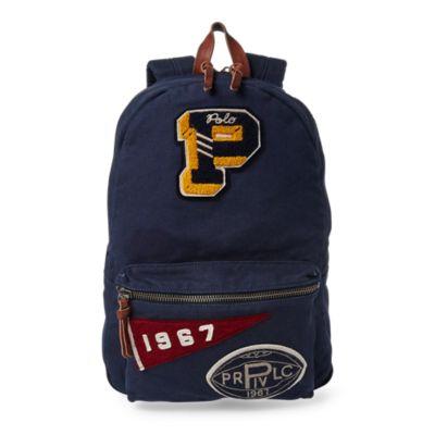Ralph Lauren Pennant Patch Backpack Navy