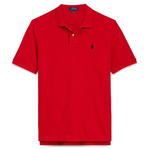 Polo Ralph Lauren Custom Slim Fit Cotton Polo Rl2000 Red