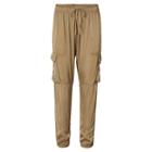 Ralph Lauren Denim & Supply Drapey Satin Cargo Pant Green