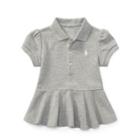 Ralph Lauren Cotton Mesh Polo Shirt Andover Heather 6m