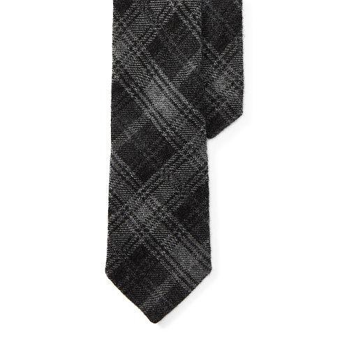 Polo Ralph Lauren Plaid Wool-silk Narrow Tie