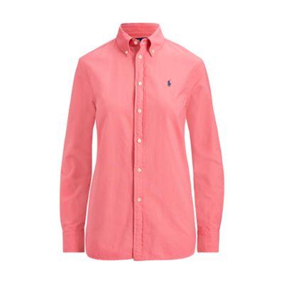 Ralph Lauren Relaxed Fit Oxford Shirt Ribbon Pink