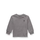 Ralph Lauren Cotton Long-sleeve T-shirt Basic Grey 9m