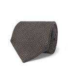Ralph Lauren Print Cashmere-silk Tie Charcoal