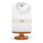 Ralph Lauren Eli Pleated Tuxedo Shirt White
