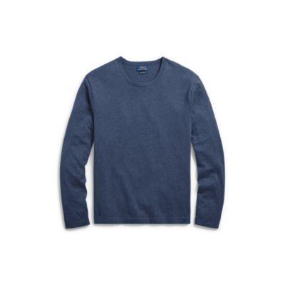 Ralph Lauren Cotton Crewneck Sweater Winter Navy Heather