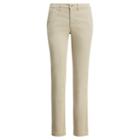 Ralph Lauren Stretch Twill Straight Pant Birch Khaki 0p