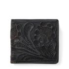 Ralph Lauren Hand-tooled Leather Billfold Black