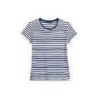 Ralph Lauren Striped Cotton Jersey T-shirt Navy/cream