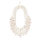 Ralph Lauren Lauren Beaded 5-strand Necklace Gold/pearl/pink