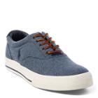 Polo Ralph Lauren Vaughn Linen-cotton Sneaker Blue