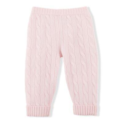 Ralph Lauren Cable-knit Cashmere Pant Morning Pink 3m