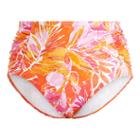 Ralph Lauren Lauren Woman Tropical-print Bikini Bottom Orange Multi