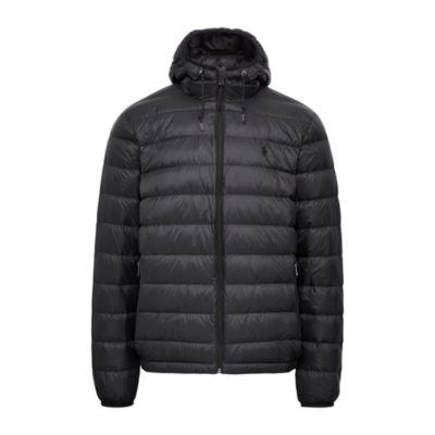 Ralph Lauren Packable Hooded Down Jacket Polo Black 2x Big