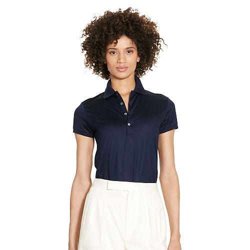 Polo Ralph Lauren Cotton Lisle Polo Shirt Hunter Navy