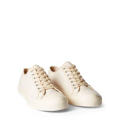 Ralph Lauren Belliver Canvas Sneaker Canvas Natural