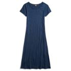 Ralph Lauren Indigo Cotton-linen Dress Rinsed Blue Indigo
