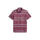 Ralph Lauren Classic Fit Madras Sport Shirt Venetian Red/indigo 1x Big