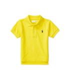 Ralph Lauren Cotton Mesh Polo Shirt Hampton Yellow 3m