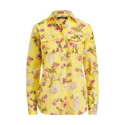 Ralph Lauren Floral Button-down Shirt Yellow Multi Lp