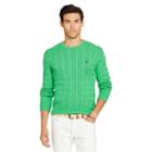 Polo Ralph Lauren Cable-knit Cotton Sweater Green Bean