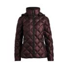 Ralph Lauren Hooded Down Jacket Burgundy