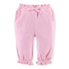 Ralph Lauren Ruffled Cotton Pant Carmel Pink 9m