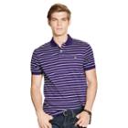 Polo Ralph Lauren Custom-fit Pima Cotton Polo Plum Candy/white