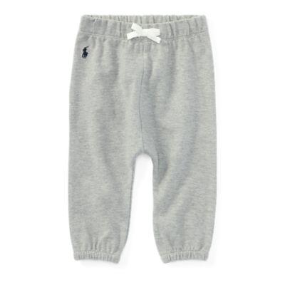 Ralph Lauren Cotton Mesh Jogger Pant Lt Grey Heather 18m