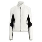 Ralph Lauren Lambskin Caf Jacket Cream