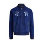 Ralph Lauren Cotton-blend Souvenir Jacket Navy Hex Camo Print