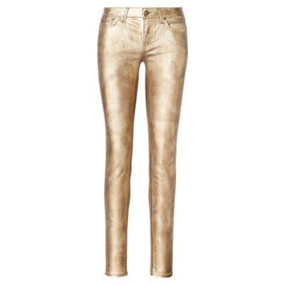 Ralph Lauren 105 Metallic Skinny Jean La Costa