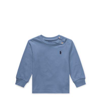 Ralph Lauren Cotton Long-sleeve T-shirt Capri Blue 3m