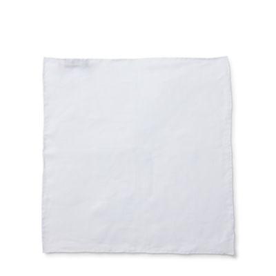 Ralph Lauren Linen Pocket Square White