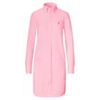 Polo Ralph Lauren Knit Oxford Shirtdress Carmel Pink