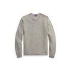 Ralph Lauren Single-button Cashmere Sweater Light Grey