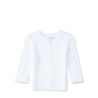 Ralph Lauren Aran-knit Cotton Cardigan White 3m