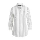 Ralph Lauren No-iron Button-down Shirt White/black Sp
