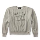 Ralph Lauren Rrl Cotton-blend-fleece Sweatshirt