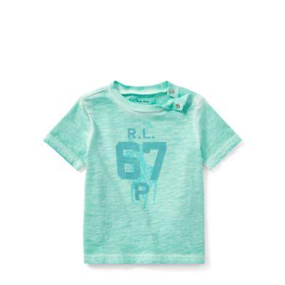 Ralph Lauren Cotton Jersey Graphic T-shirt Light Mint 3m